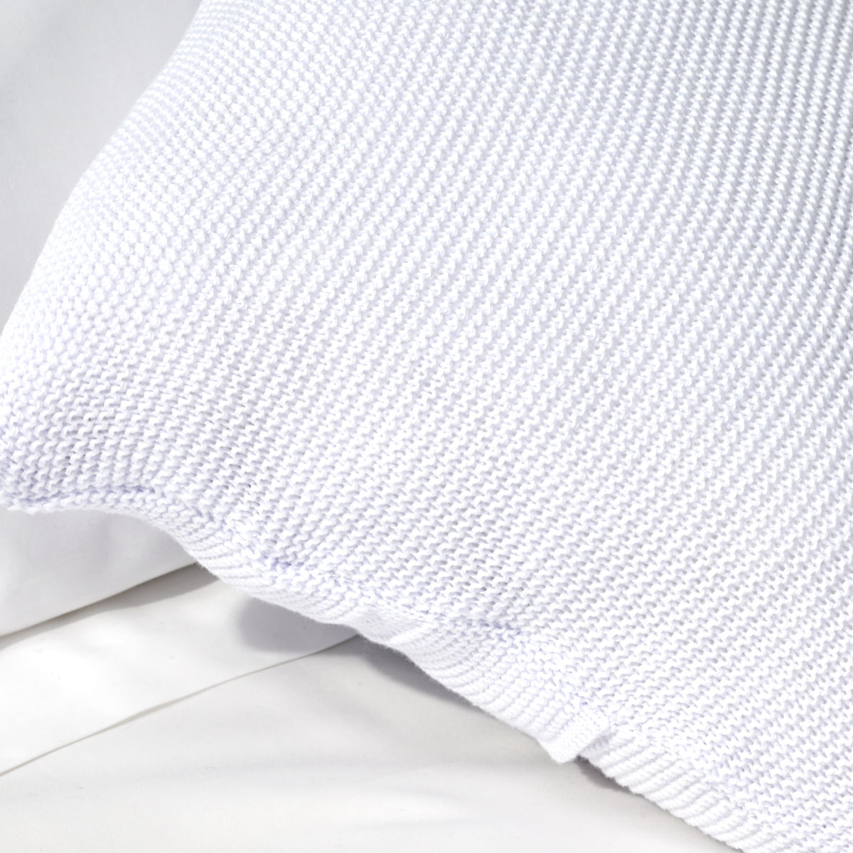 01 01 0538 Capa Almofada 40x40 Tricot Infinite Branco 002